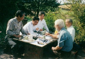 On the terrace